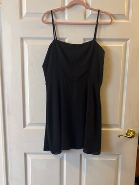 Socialite New Black Spaghetti Strap Dress - Classic Little Black Dress Large